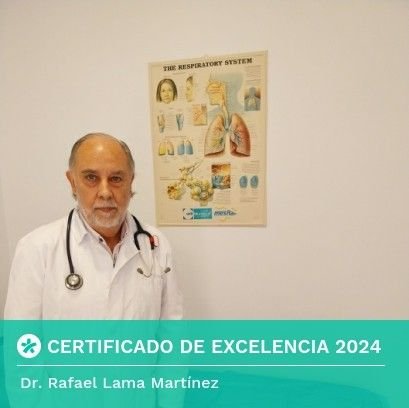 Dr. Rafael Lama Ruiz Certificado de Exelencia 2024